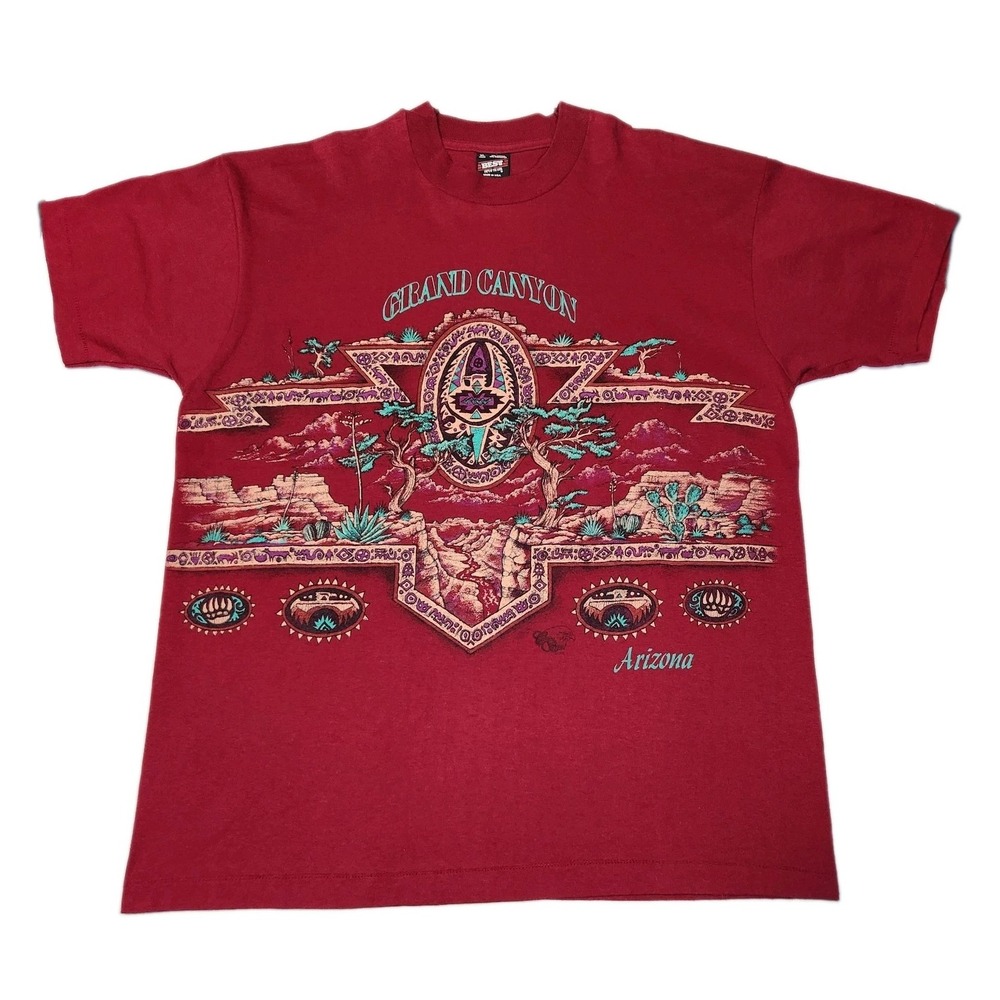 VTG 1994 Grand Canyon T Shirt XL Creative Spirit Wraparound Single Stitch USA - Picture 1 of 10